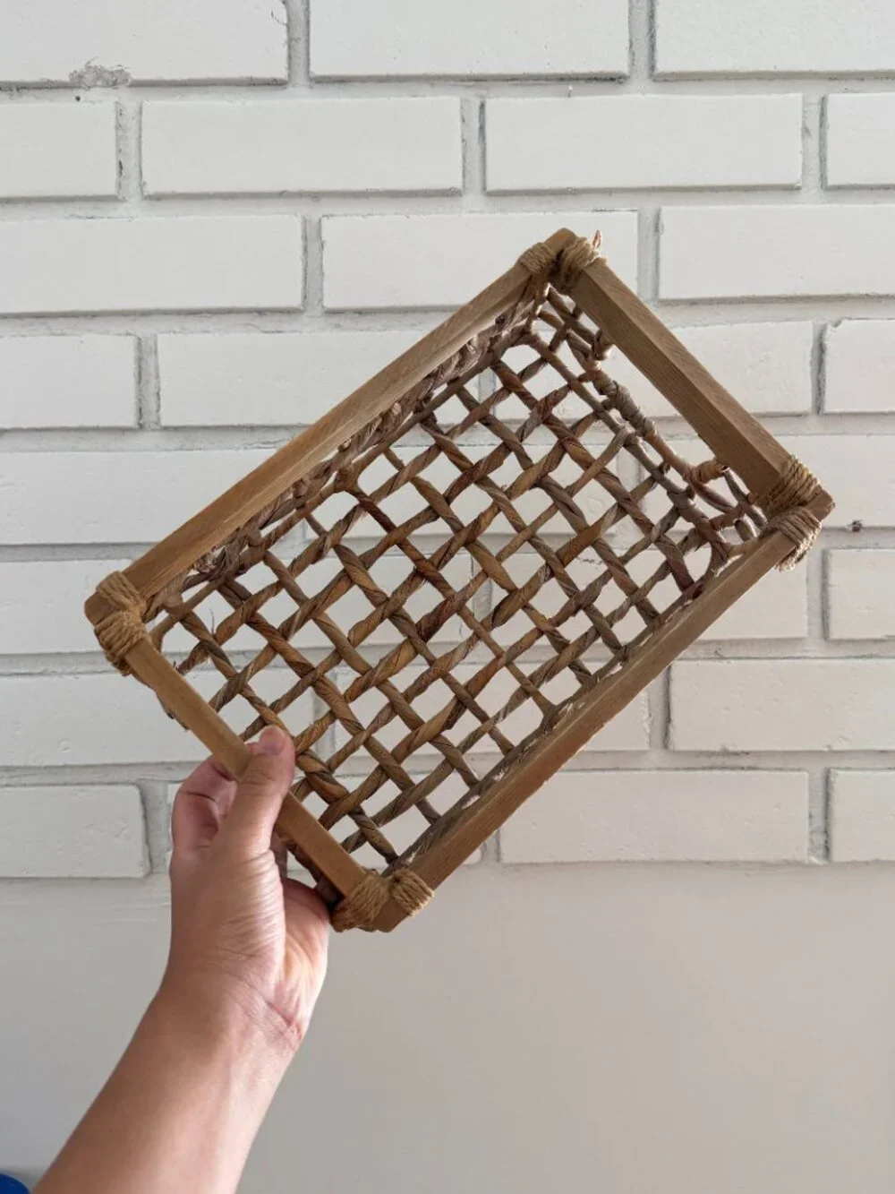 home | small wicker woven storage basket